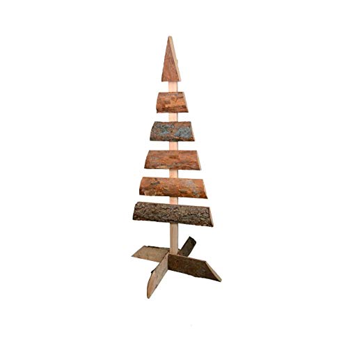 UNUS Weihnachtsbaum Tannenbaum Holzbaum Dekobaum Holz Natur Dekoration 1 m