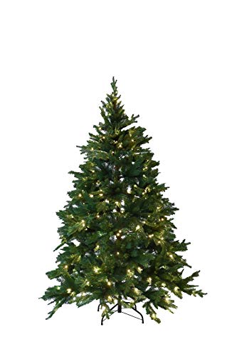 Künstlicher Weihnachtsbaum beleuchtet LED Premium Nordmanntanne 180 cm