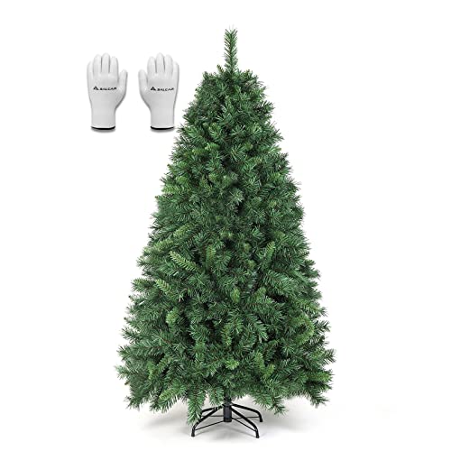 SALCAR Weihnachtsbaum Künstlich 180 cm, Künstlicher Tannenbaum mit Handschuhen und...