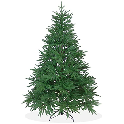 DekoLand Künstlicher Weihnachtsbaum Deluxe 180 cm in Premium Spritzguss Qualität, grüne...