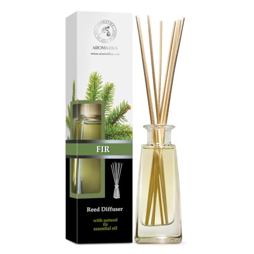 Raumduft Reed Diffuser Fichtennadeln - Pine Needle 100ml mit Rattanstäbchen - Naturreinem...