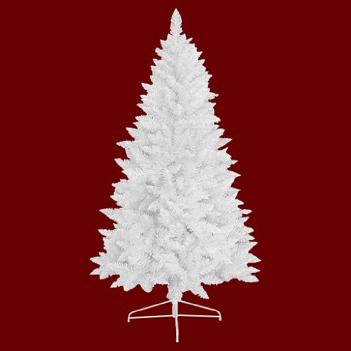 RS Trade 1015 180 cm Weihnachtsbaum PVC künstlich Weiß (Ø ca. 87 cm) mit 602 Spitzen,...
