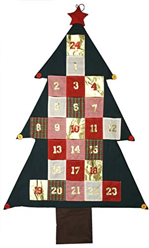 172cm XXL Adventskalender Advent Kalender Deko Wandbehang Weihnachtsdeko Geschenk...