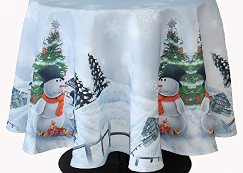 KAMACA Tischdecke mit hochwertigem Druck-Motiv Küche Esstisch Eyecatcher Herbst Winter...