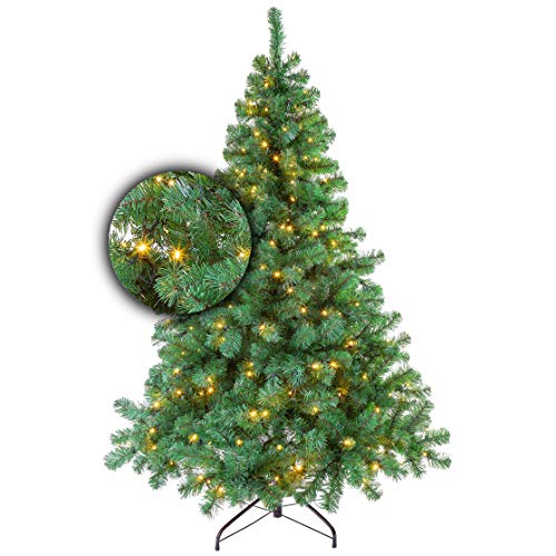 Excellent Trees Künstlicher Weihnachtsbaum Tannenbaum Christbaum Grün LED Stavanger...