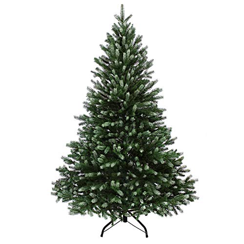 BB Sport Luxus Christbaum 210 cm Dunkelgrün-Puderzucker künstlicher Weihnachtsbaum...