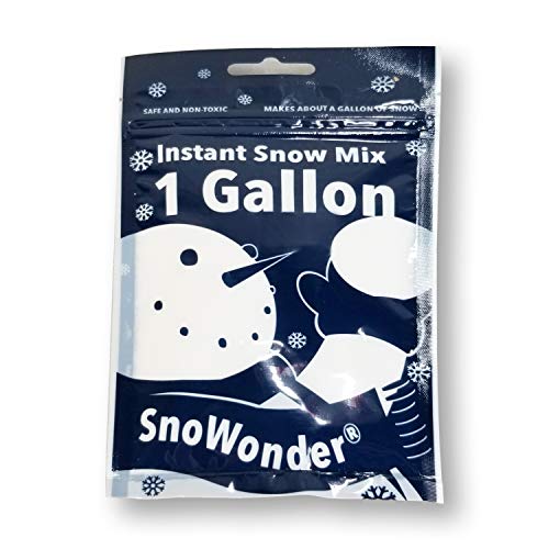 SnoWonder Instant Snow Schneepulver, Kunstschnee, Sofortiger Pulverschnee, Cloud Slime, 4...