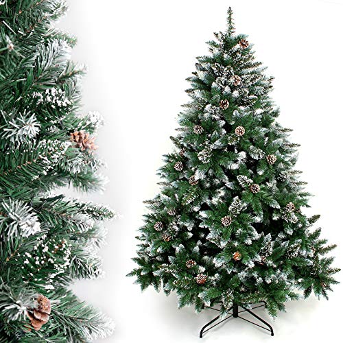 Yorbay künstlicher Weihnachtsbaum Tannenbaum mit Ständer 120cm-240cm für...