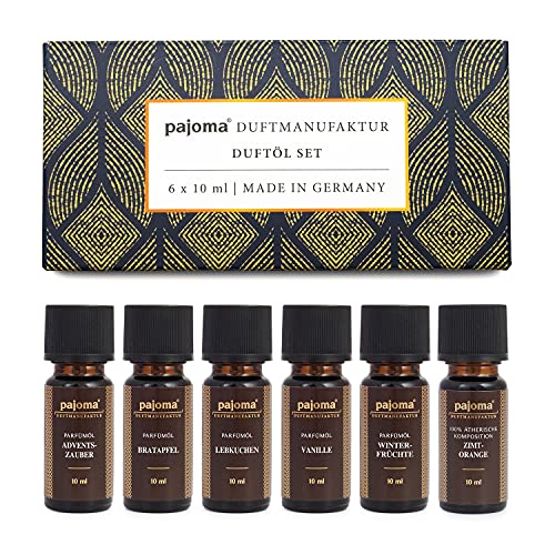 Pajoma Golden Line Duftöl Set Made in Germany Raumduft Geschenkset für Duftlampe...