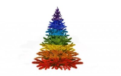 Bunter Weihnachtsbaum