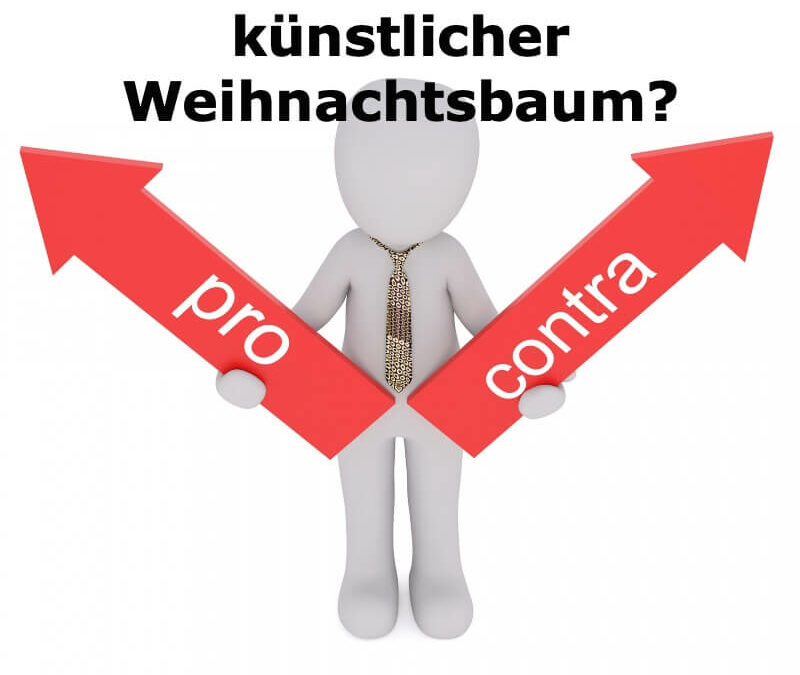 Echter oder künstlicher Weihnachtsbaum