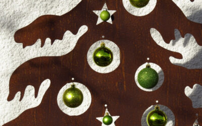 Rost Tannenbaum – Metall-Weihnachtsbaum mit Edelrost